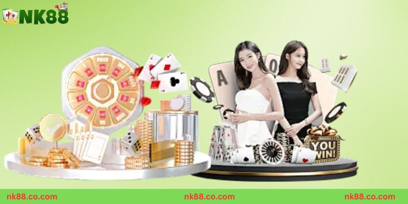 Dealer chia bài trực tuyến trong trò Baccarat và Blackjack