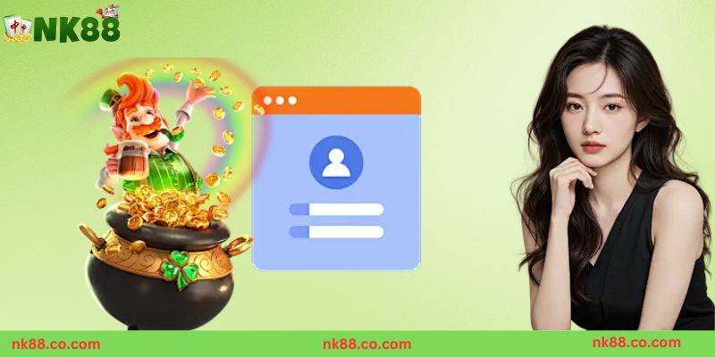 Biểu mẫu Đăng nhập NK88 trên giao diện website chính thức