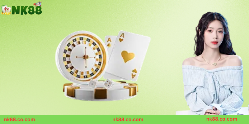 Giao diện Live Baccarat trực tuyến sắc nét tại NK88