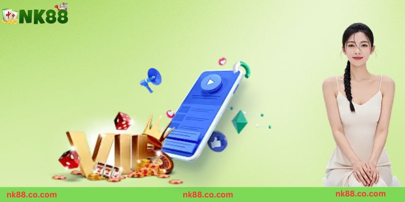 Người chơi thao tác Tải app NK88 và cài đặt trên điện thoại thông minh